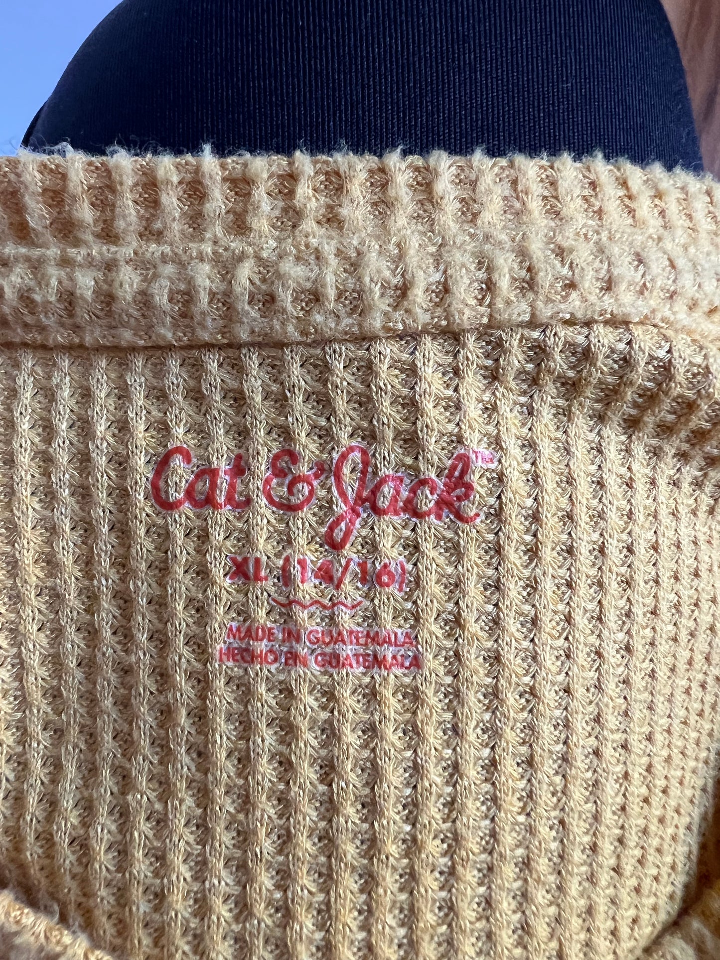 Seller 130 Girls Cat & Jack size 14/16 - XL - yellow - VGUC