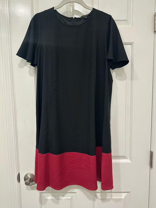 #85 Rachel Zoe Black & Pink swing dress, Women’s L