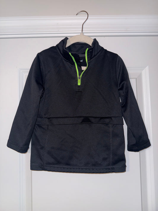 #106: 3T Cat & Jack Athletic Black Quarterzip