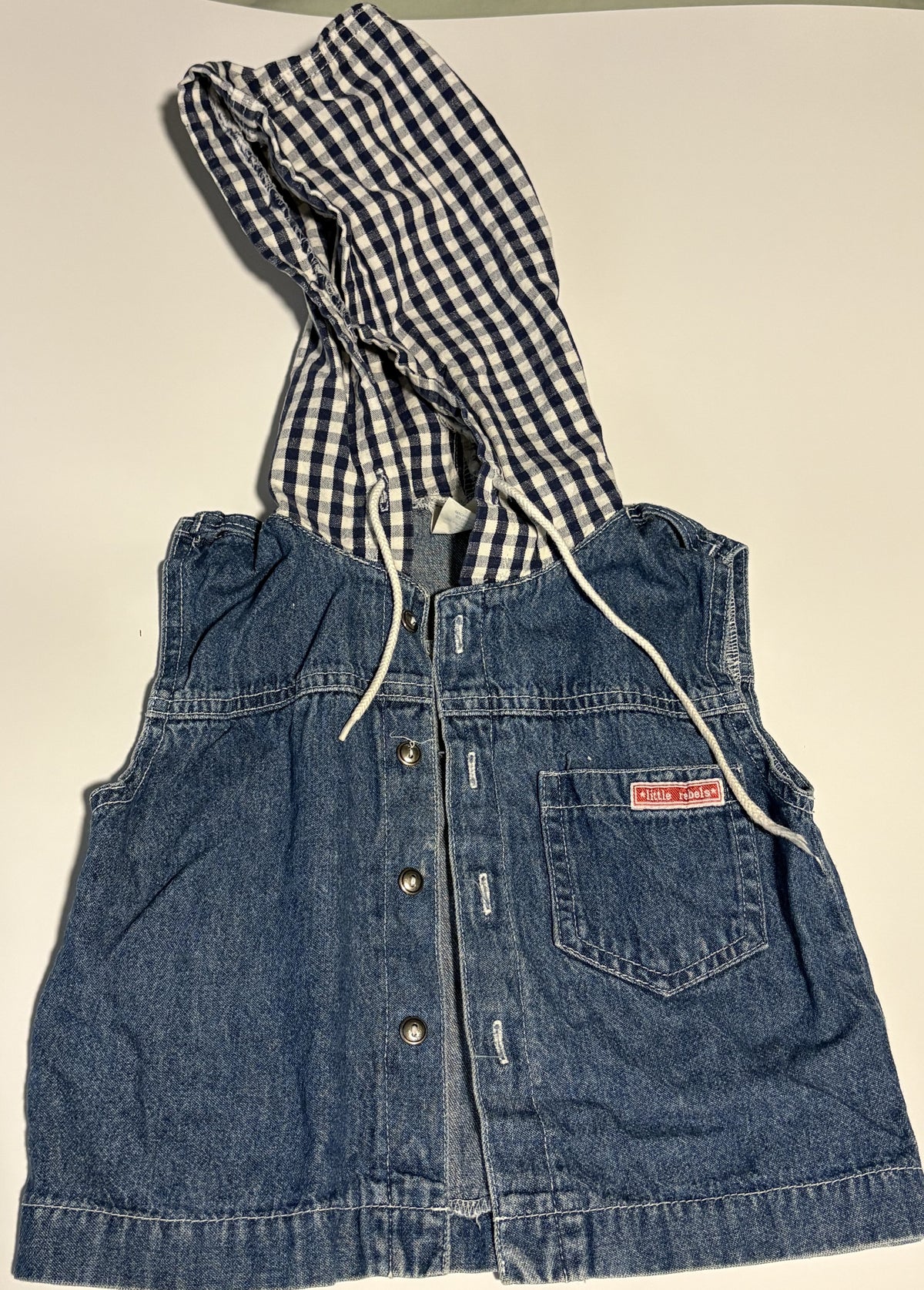 Seller #177 Boys 2T Little Rebel Checkered Outfit