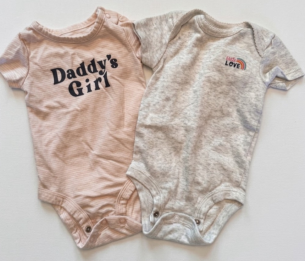 #86 Carter’s Onesie Set Girls 3M