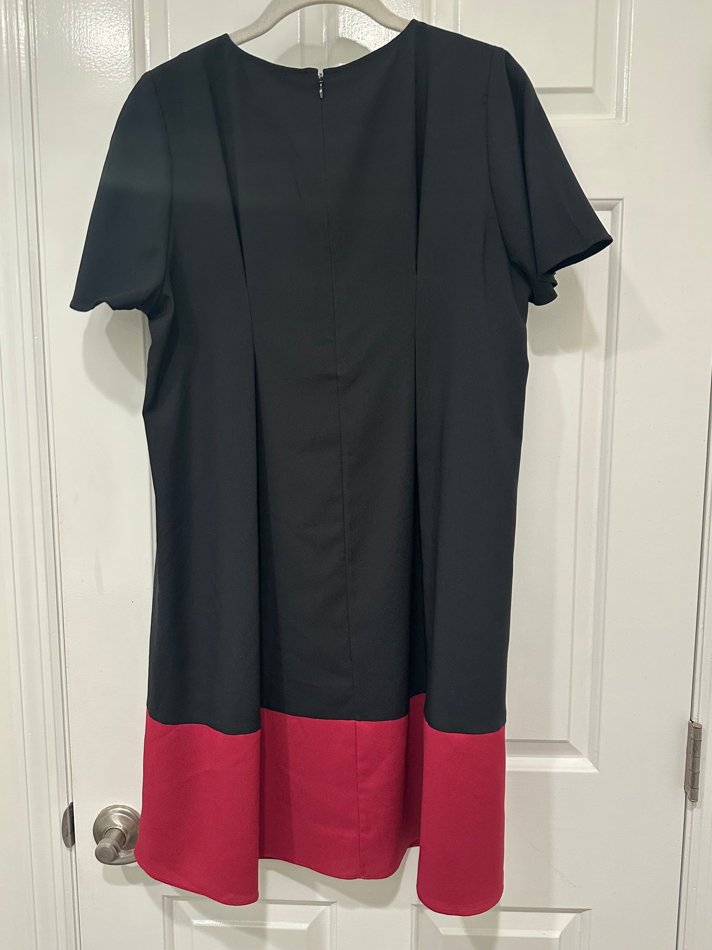 #85 Rachel Zoe Black & Pink swing dress, Women’s L