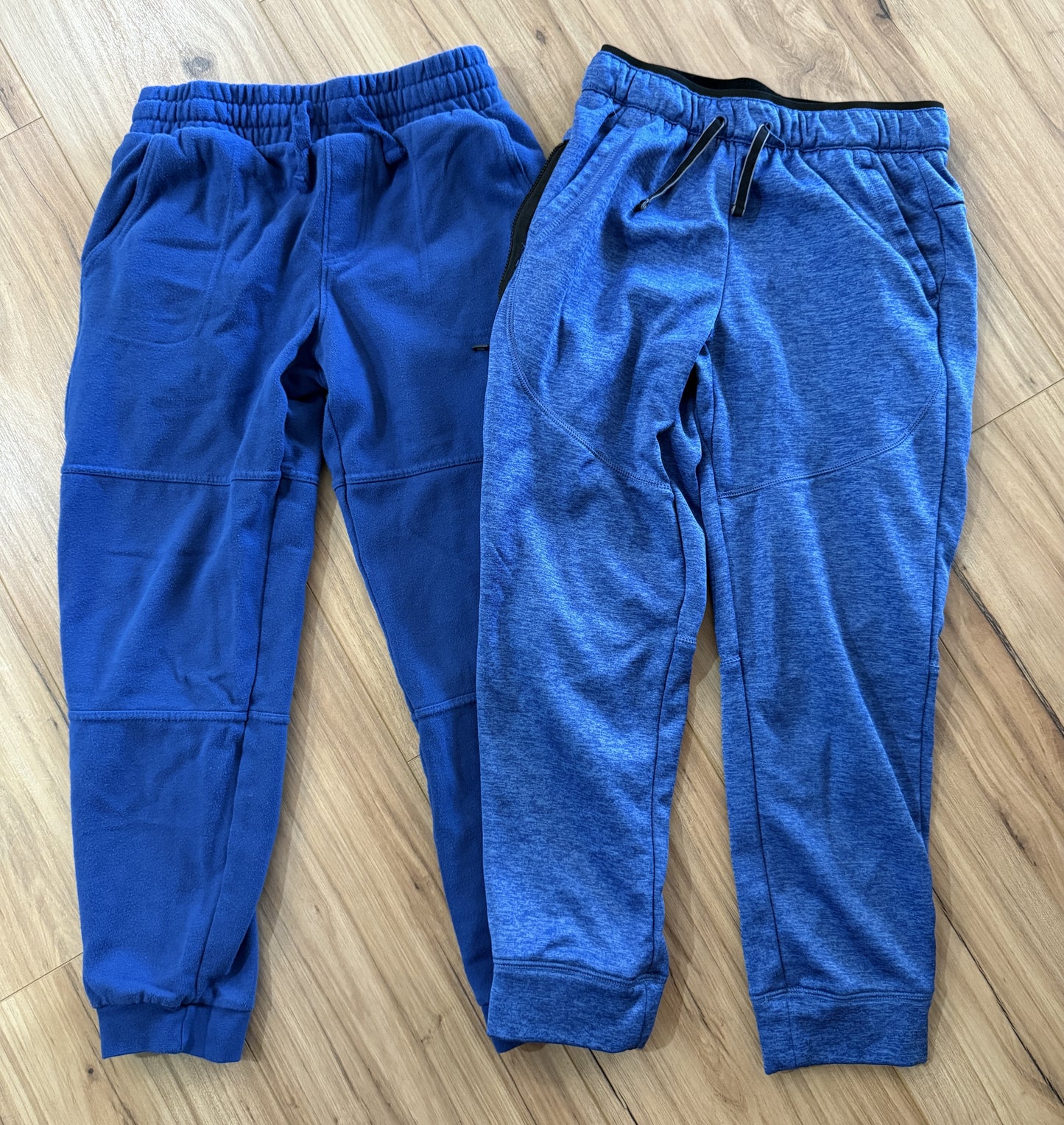 Seller #81 Boys Size L 10-12 Athletic Works/Wonder Nation Blue Pants Set of 2