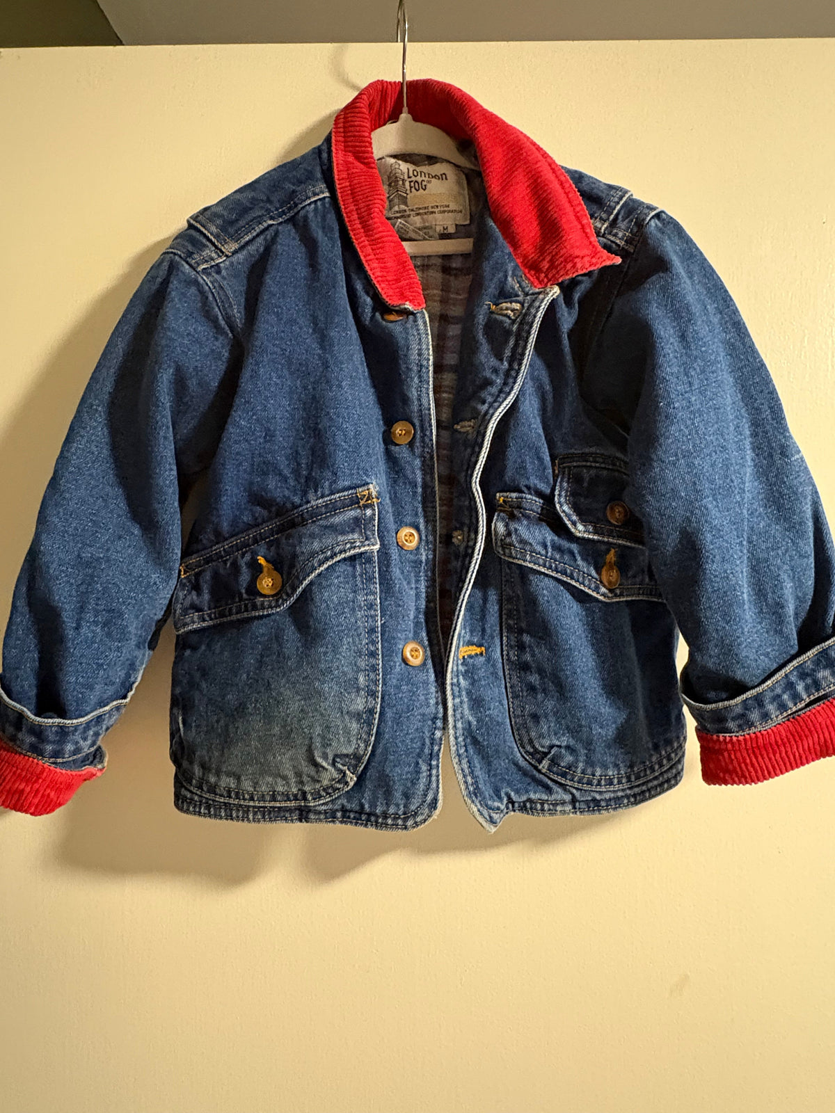 Seller #177 Boys M, London Fog Jean Jacket