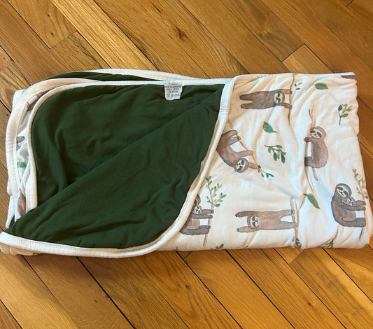 Seller 128 - Copper Pearl Three Layer Quilt Sloth Print