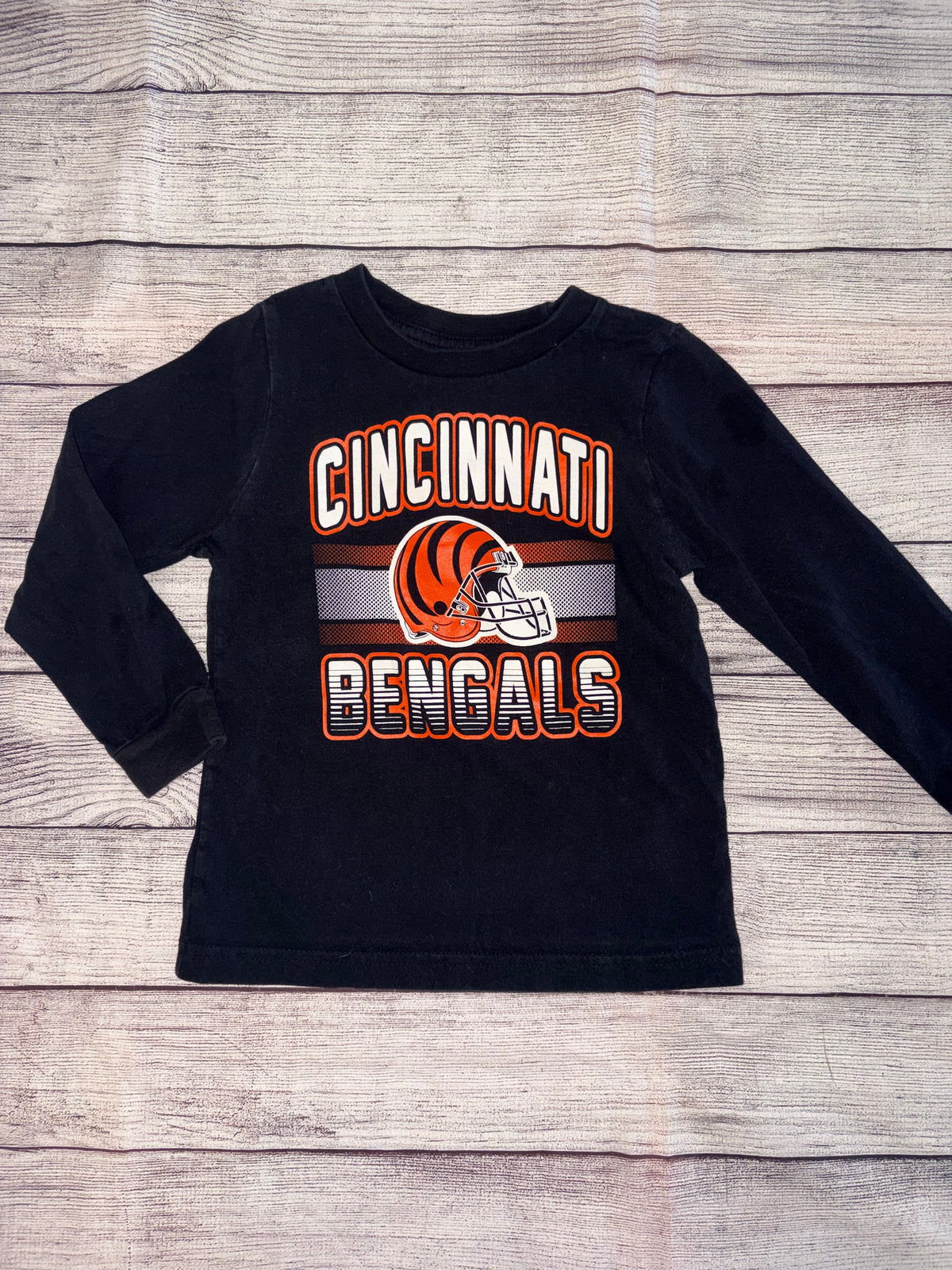 Seller 124 NFL Boys 4T Bengals Long Sleeve
