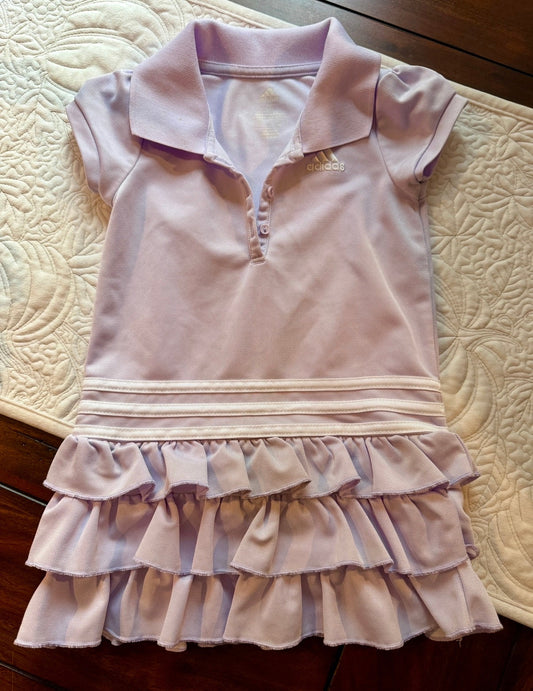 #51 REDUCED 3T Girls Lavender Adidas Dress