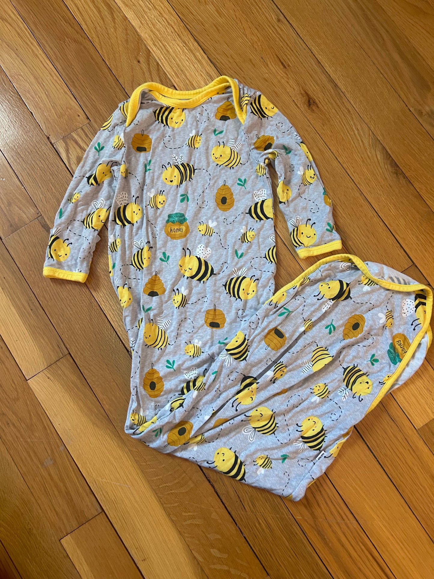 Seller 128 - Little Sleepies Bumblebee Newborn Gown