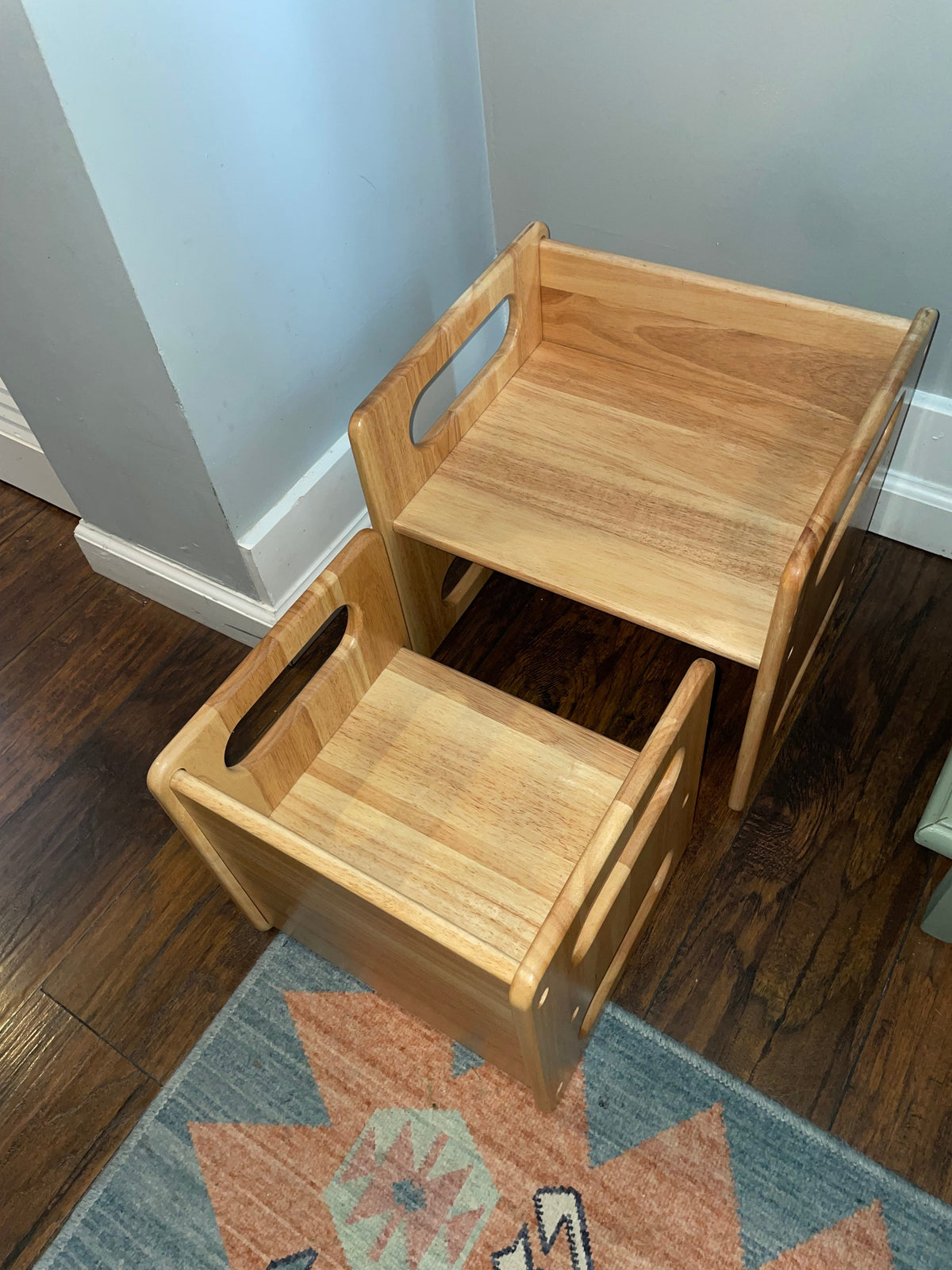 #4 Wooden Toddler Table and Chair Set