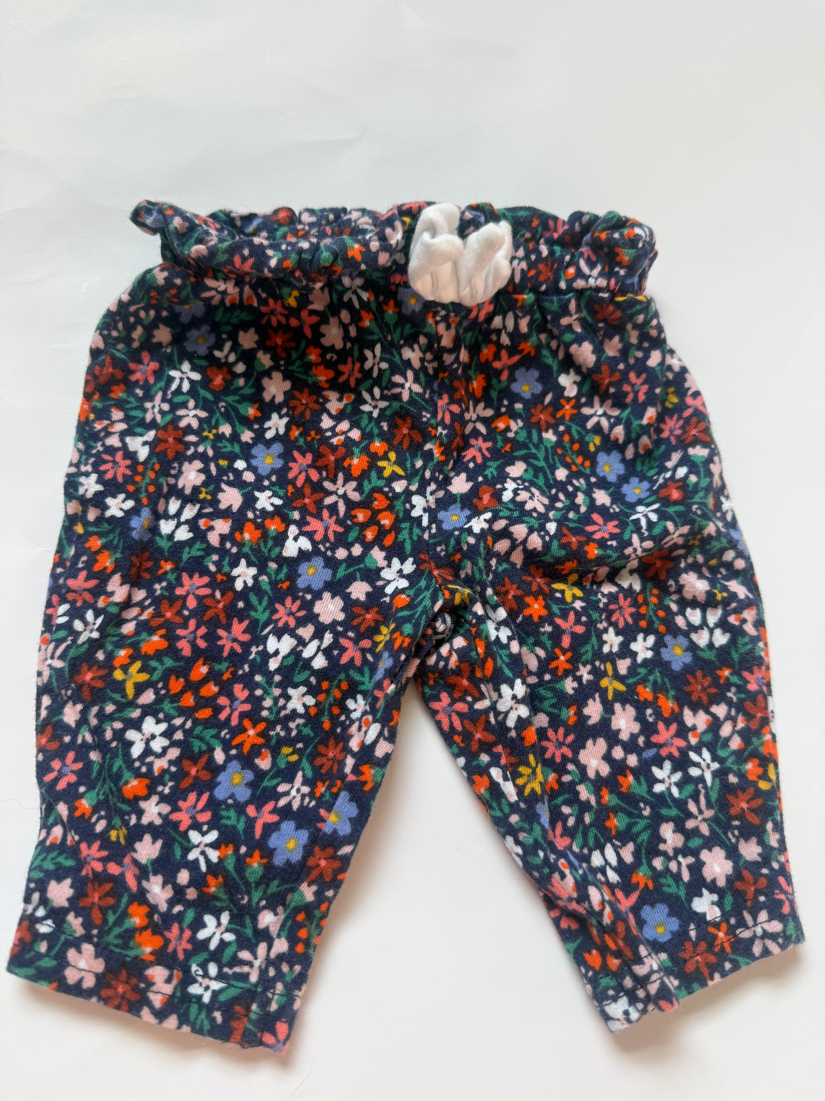 #170 Carters 3 piece outfit, pink best friends body suit, floral pants and maroon vest girls newborn