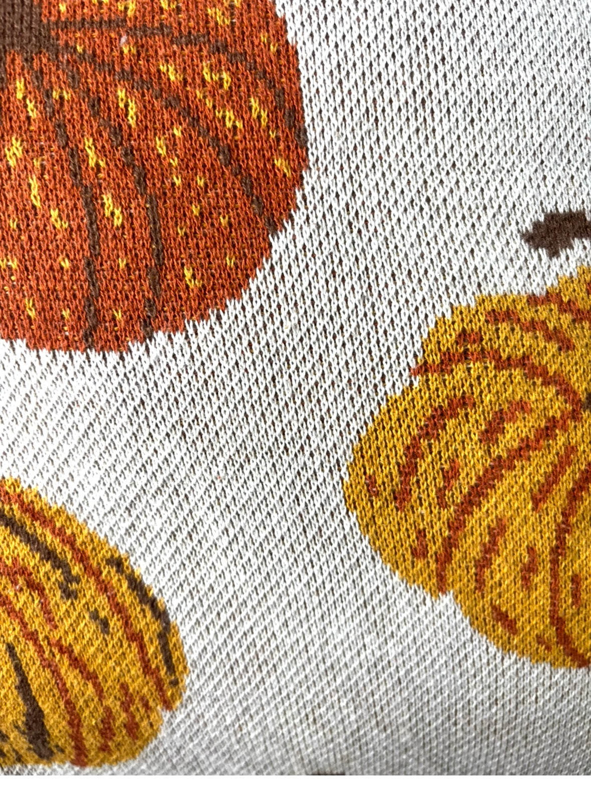 #156 Shabby Chic Fall pumpkin throw pillows (2)