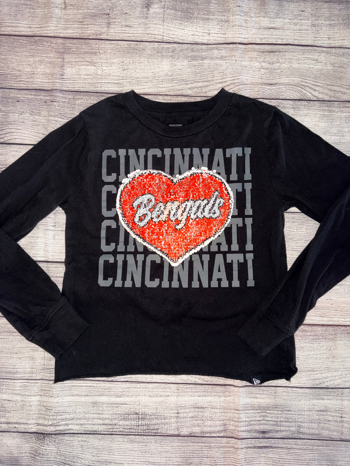 Seller 124 NFL Girls 7/8 Bengals Long Sleeve