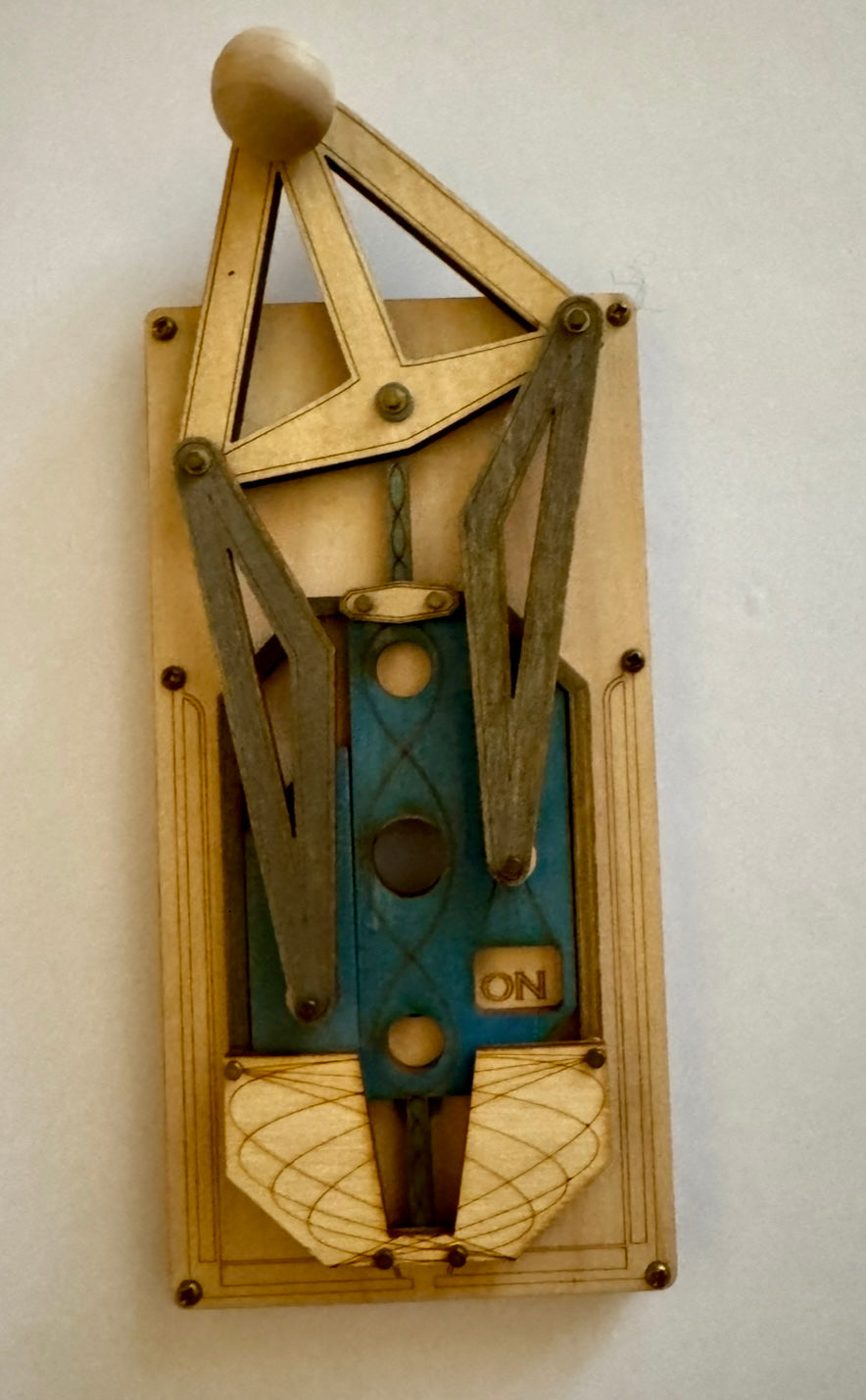 REDUCED #92 new wooden light switch plate cover