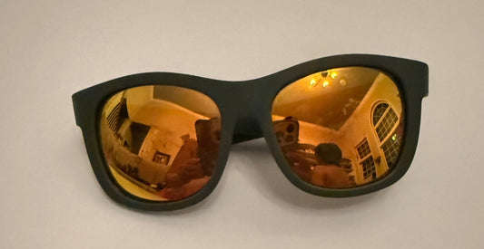#180 Toddler Black Mirrored Babiators