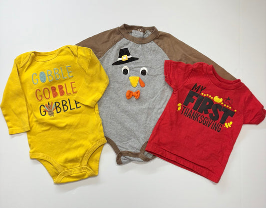 Seller 189 6m Baby Thanksgiving Bundle EUC