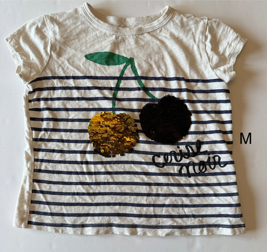 Seller # 90_Jcrew Crewcuts girl size M vguc flip sequin tee