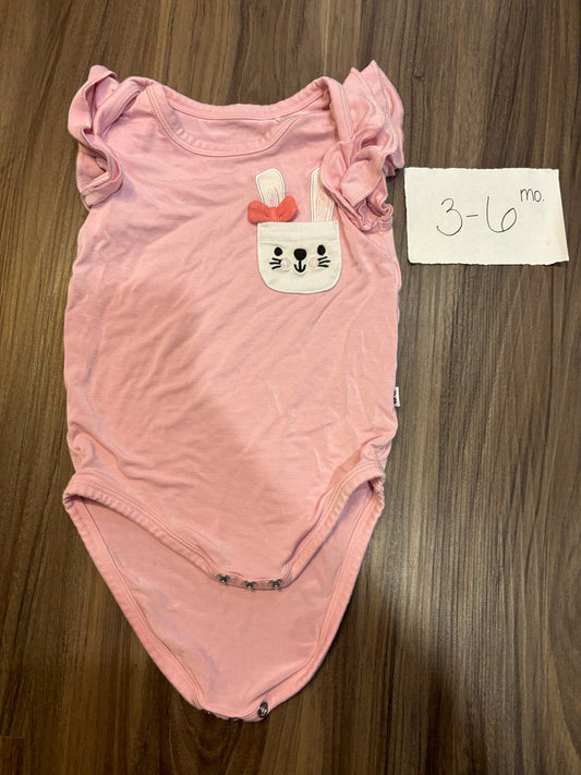 3-6 Mo - Little Sleepies - Pink Bunny Bodysuit - PU 45236 Except Semiannual Sale