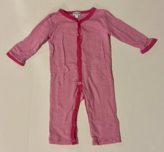 #187 Girls 3-6m Splendid Pink Footless Romper