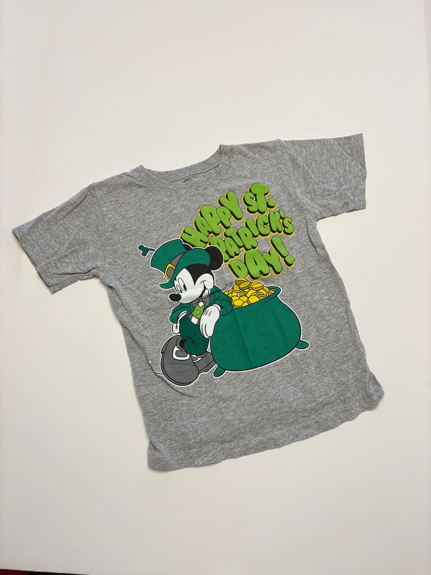 #121 Boys 4T Disney St. Patrick's Day Mickey shirt, GUC