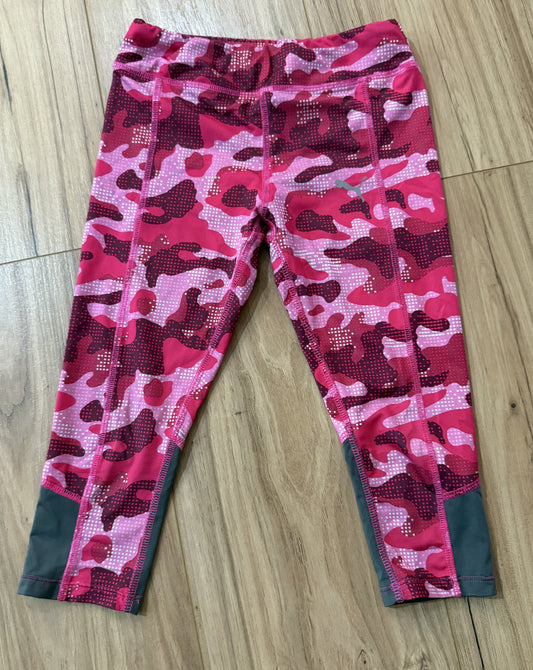 Seller #81 Girls Size 5 Puma Pink Camo Capris