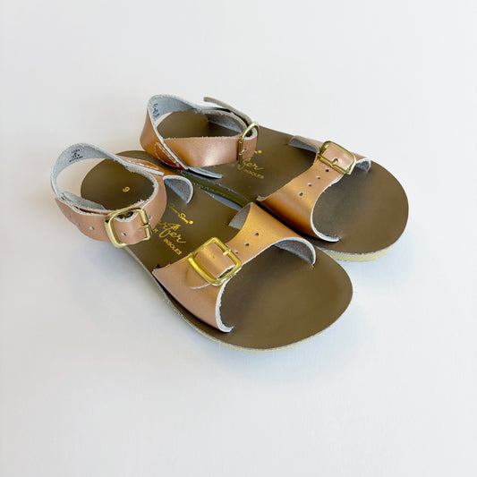 #79 | Size 9 | Salt Water Girls Sun-San Surfer Sandals Rose Gold