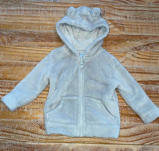 #4 Carter's Baby Bear Teddy Fleece Zip-Up Hoodie 12 months