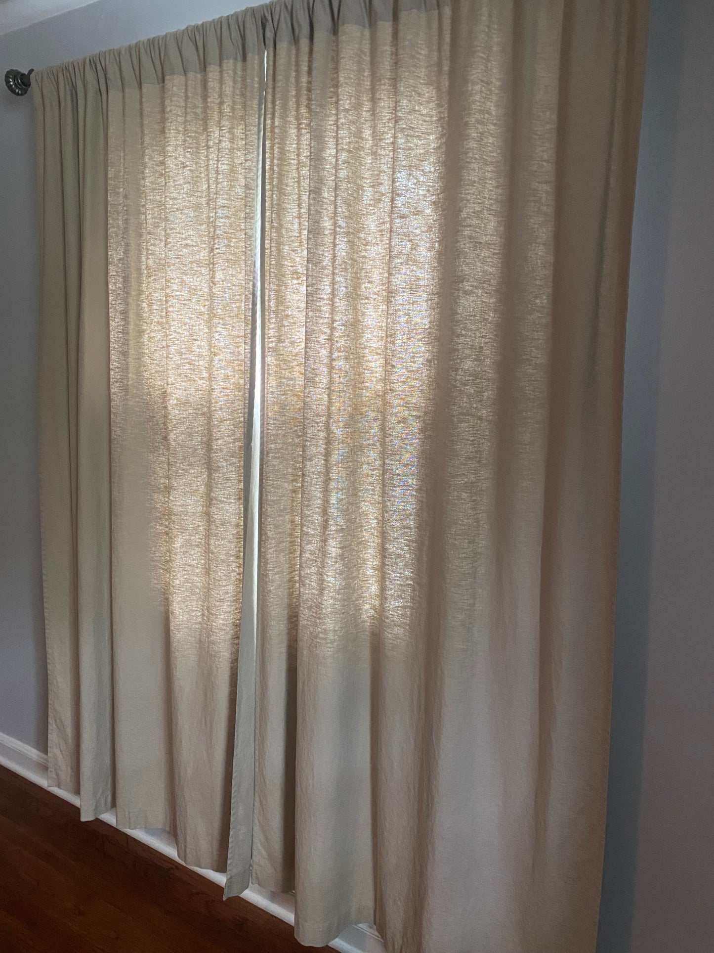 Seller 148 VGUC West Elm Linen Curtain Panel 46 W, 81 L. 6 panels available