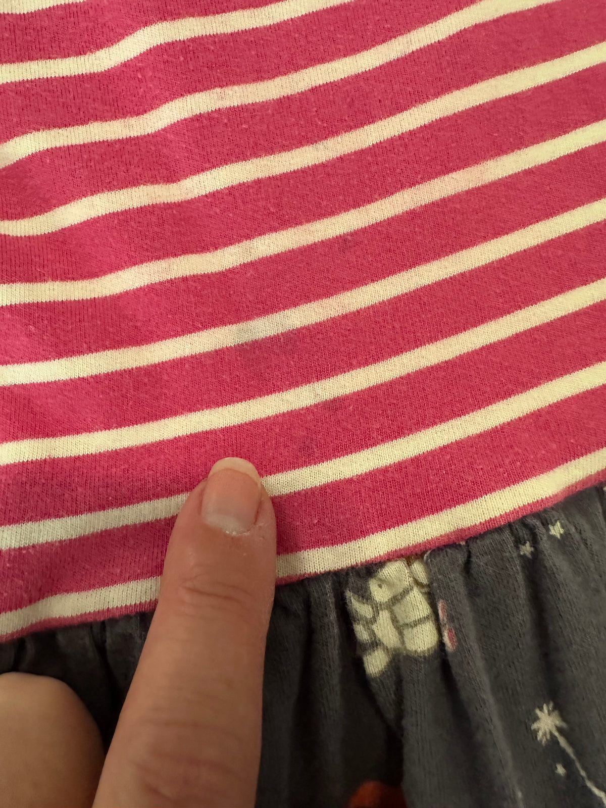#80 Boden girls 4-5y space dress. GUC