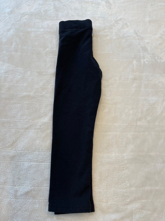 #212 Boden cosy black leggings size 4-5