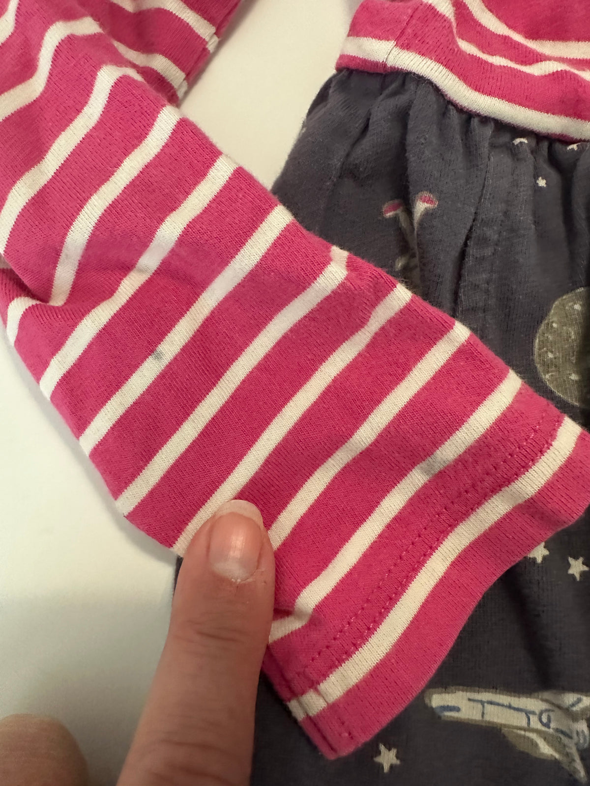 #80 Boden girls 4-5y space dress. GUC