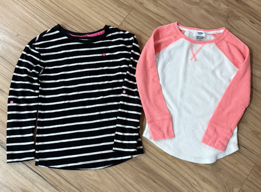 Seller #81 Girls Size 6/6X and 6/7 Long Sleeve Shirt Bundle