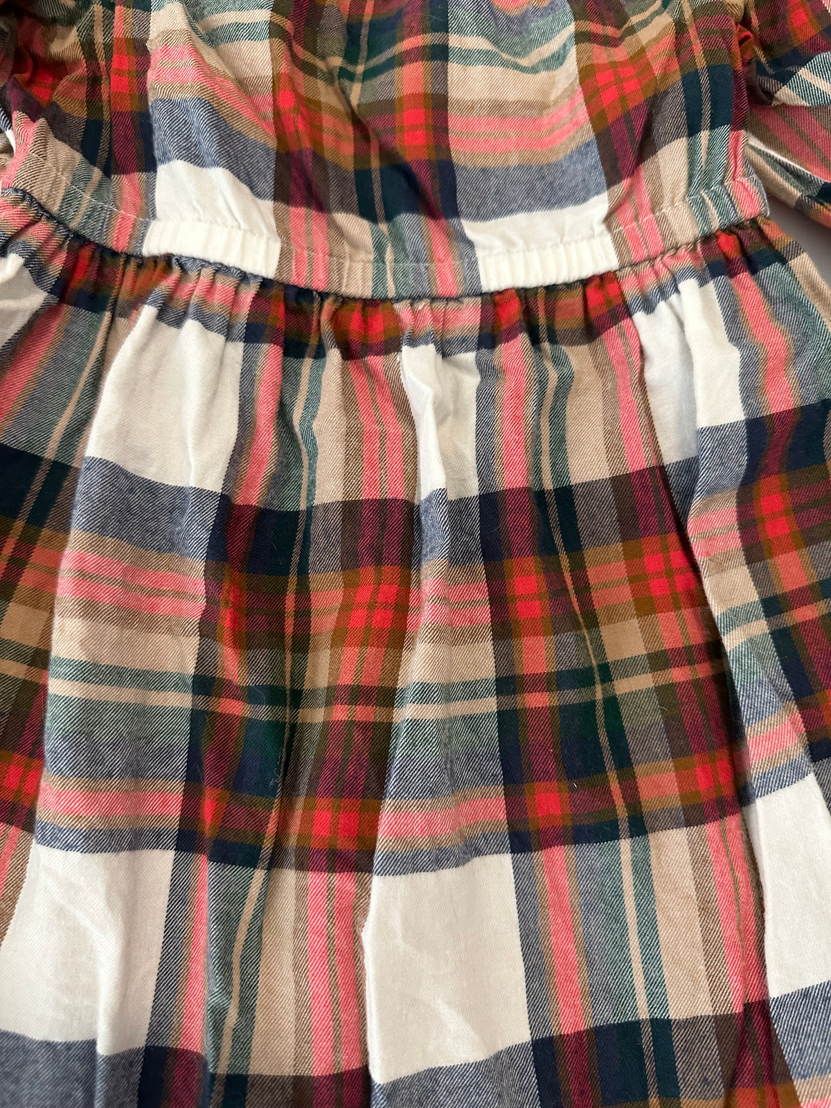 #80 Crew Cuts girls 4T plaid dress