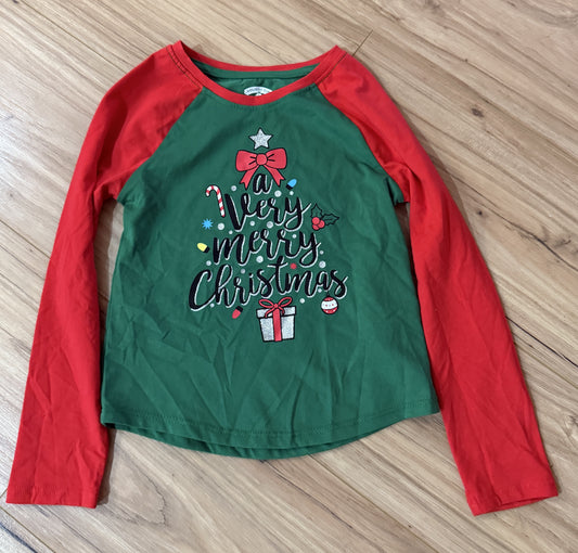 Seller #81 Girls Size 6/6X Christmas Raglan