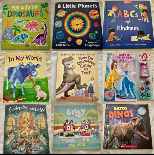 #198- Kids Books, Set of 9!