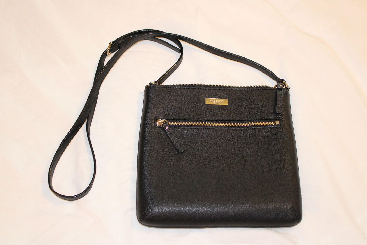 #126 Kate Spade Crossbody - black leather