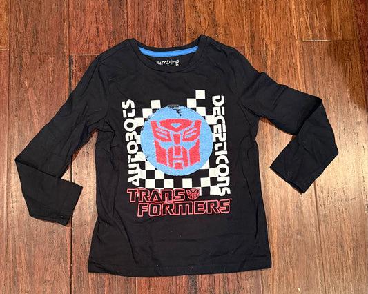 #180 Boys 7 Jumping Beans Transformer Reversible Sequin Top