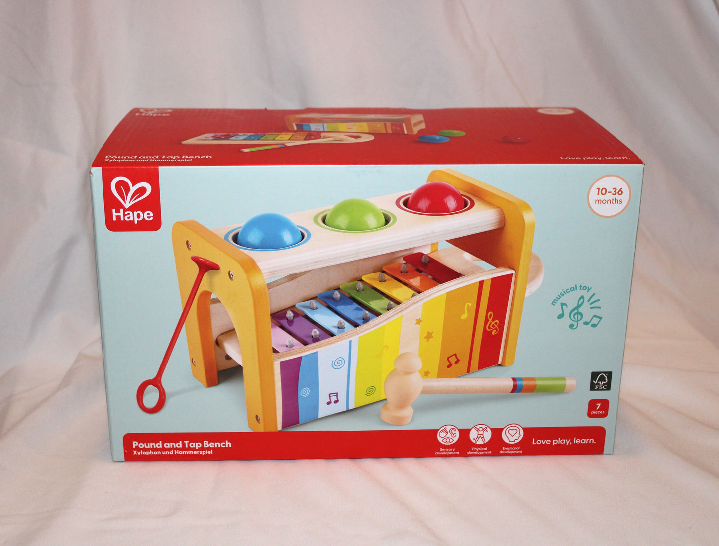 #126 Baby musical pound and tap bench