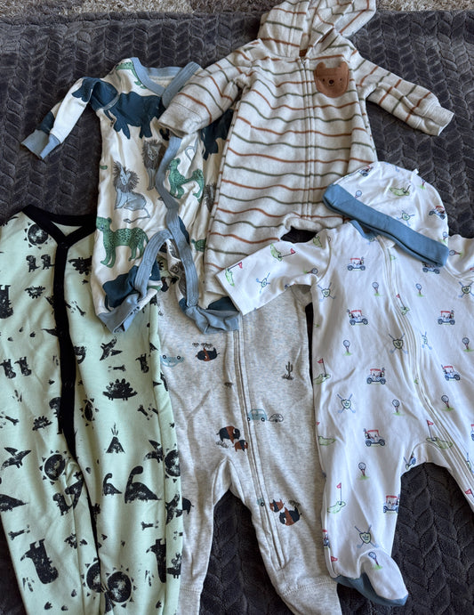 #74- 3/6 month sleeper bundle