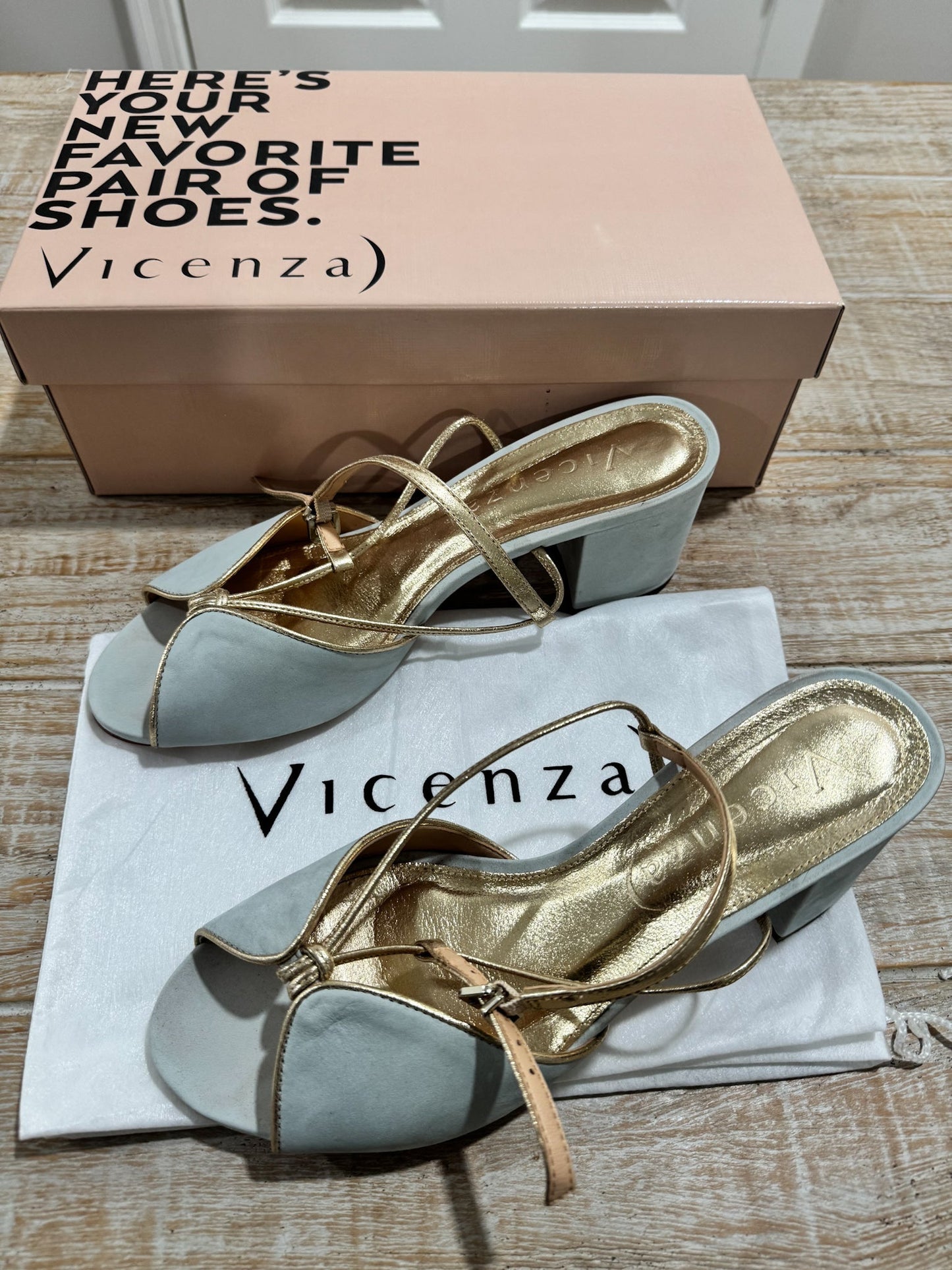 *REDUCED* #108 Anthropologie BHLDN Vicenza Dress Sandals Size 9 VGUC