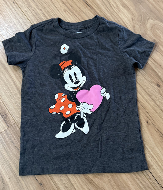Seller #81 Girls XS (5) Old Navy Minnie Mouse Valentine's Shirt