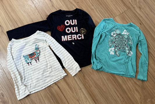 Seller #81 Girls Size 5/6 Shirt Bundle