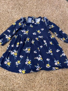 #47 girls 9mo carters long sleeve dress