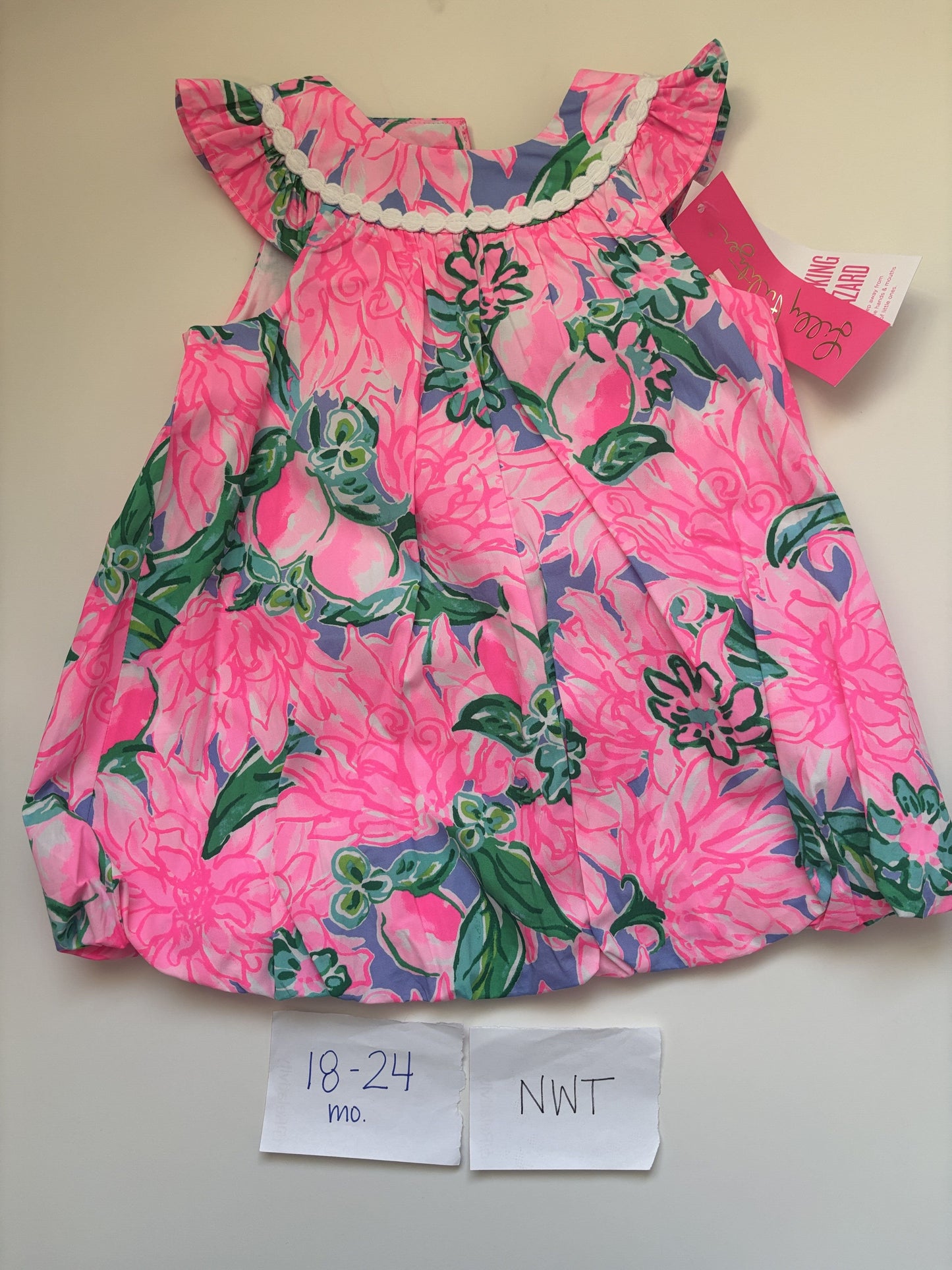 #77 - 18-24 Mo - NWT Lilly Pulitzer - Pink Tank Dress