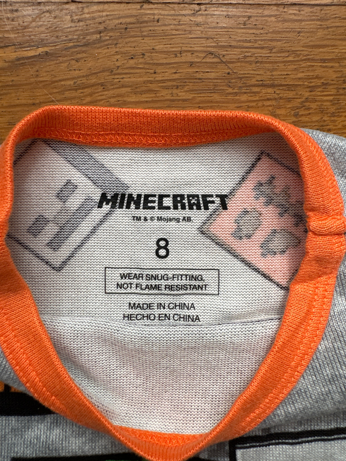#116 New Minecraft pajamas boys 8