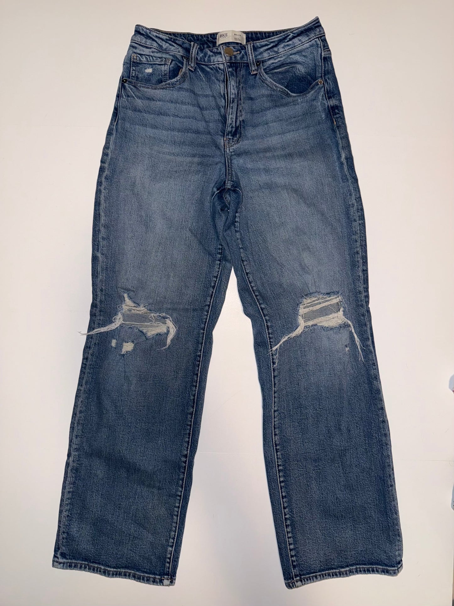 #106: Womens 29x32 BKE Billie Slim Fit-High Rise-Wide Leg Jeans