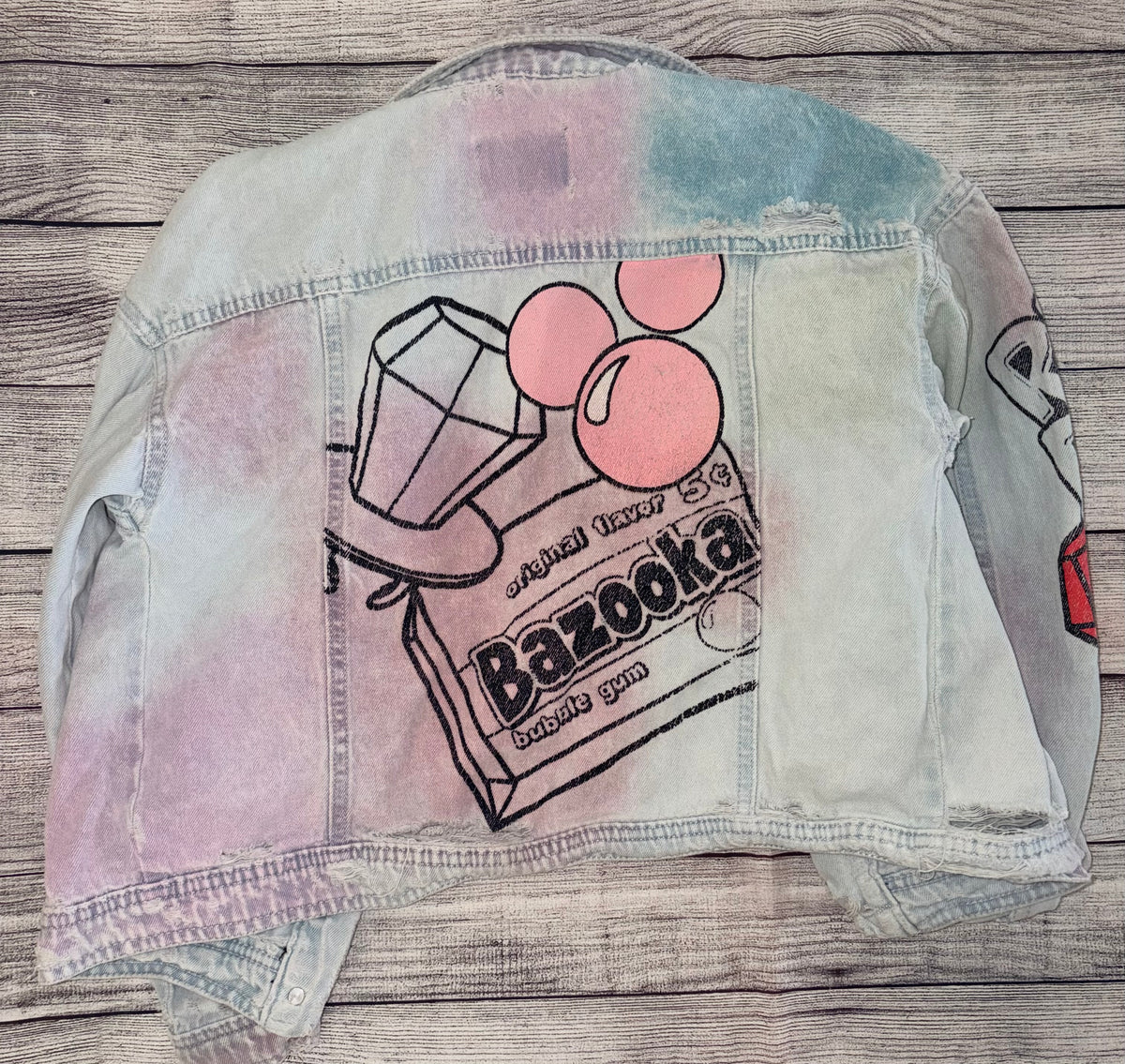 Seller 124 Justice Bazooka Ring Pop 7/8 Girl’s Jean Jacket