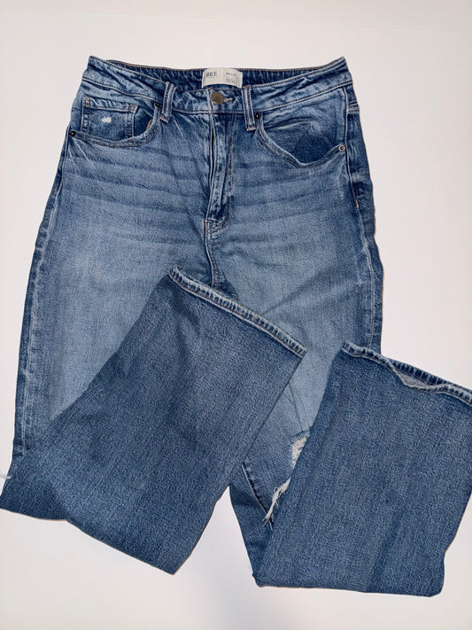#106: Womens 29x32 BKE Billie Slim Fit-High Rise-Wide Leg Jeans