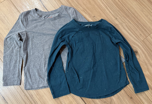Seller #81 Girls Size 5T Cat and Jack Long Sleeve Shirt Bundle