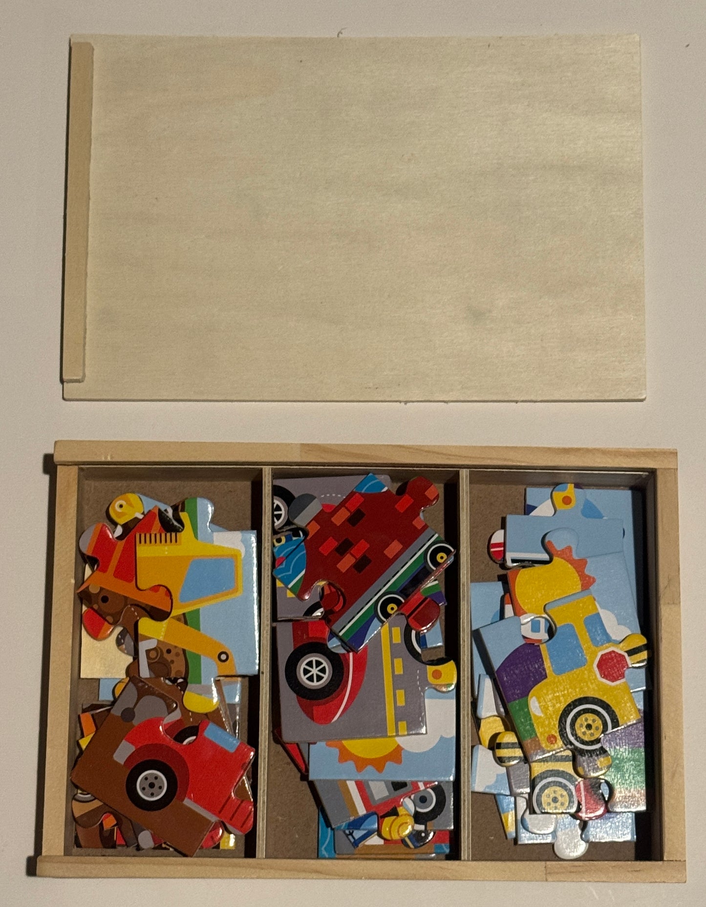 #187 Melissa and Doug Classic Vehicles Wooden Jigsaw Puzzles