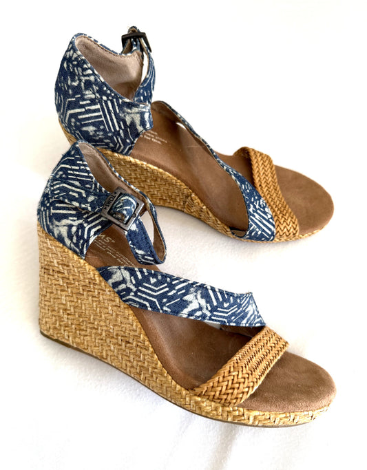 Seller 8 - Women's size 7.5 TOMS wedges